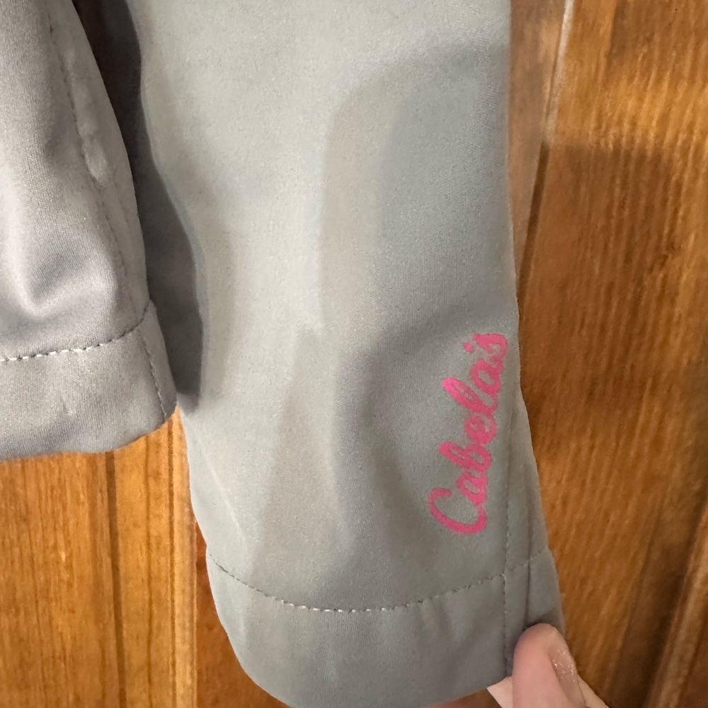 Cabelas Windstopper Softshell Jacket Grey Pink M - Picture 7 of 15